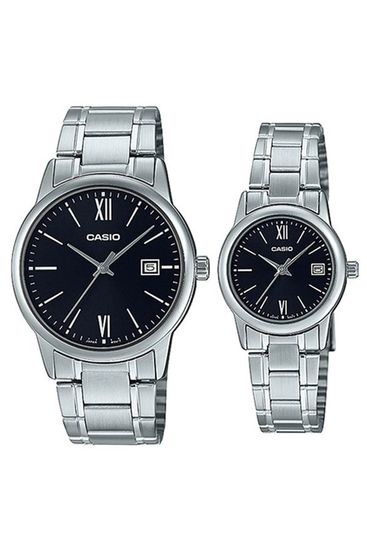Парные часы Casio Standard: MTP-V002D-1B3 и LTP-V002D-1B3
