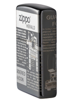 Зажигалка Black Ice® Newsprint Design ZIPPO 49049