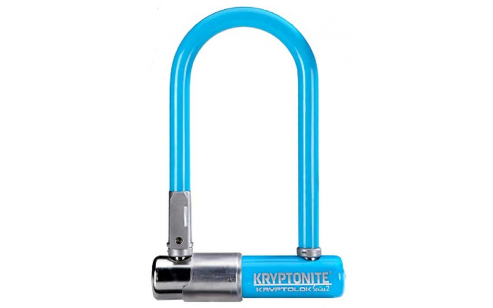 Замок на ключе для велосипеда Kryptonite U-locks KryptoLok Series 2 Mini-7 w/ FlexFrame bracket