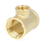 Тройник латунь переходной Ду 25х20х25 (1"х3/4"х1") ВР LD LD.65.523.25x20x25