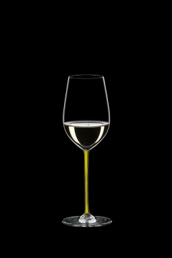 Бокал для вина 395мл Riedel Fatto a Mano Riesling/Zinfandel с желтой  ножкой