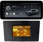 Магнитола для Opel Antara 2006-2015 (перенос БК вниз, черная) - Teyes LUX ONE ROUND монитор 12.3" 2K QLED на Android 10, Быстрая, CarPlay, 4G SIM-слот