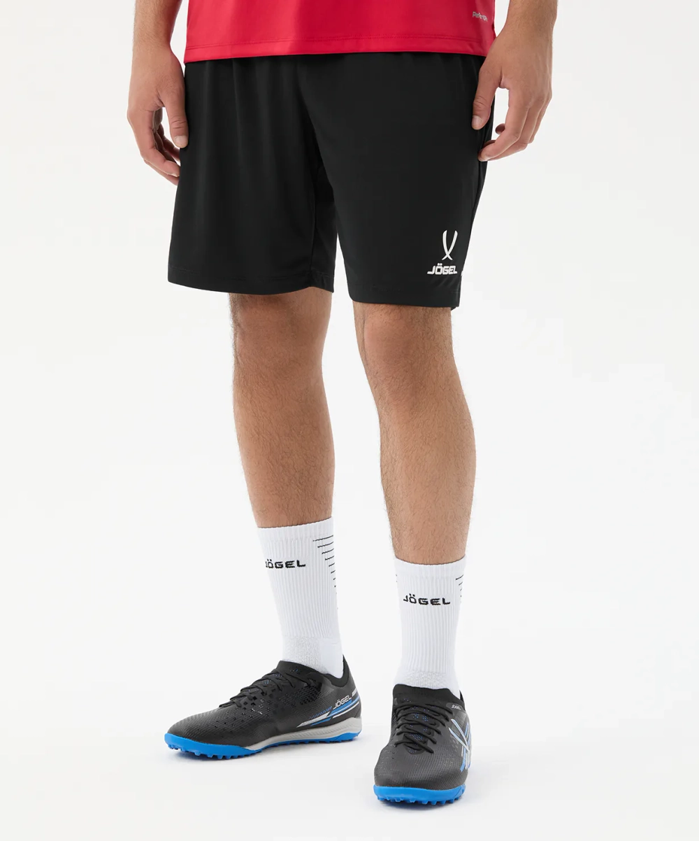 Шорты тренировочные без карманов JÖGEL PREMIER PerFormDRY Training Shorts, черный