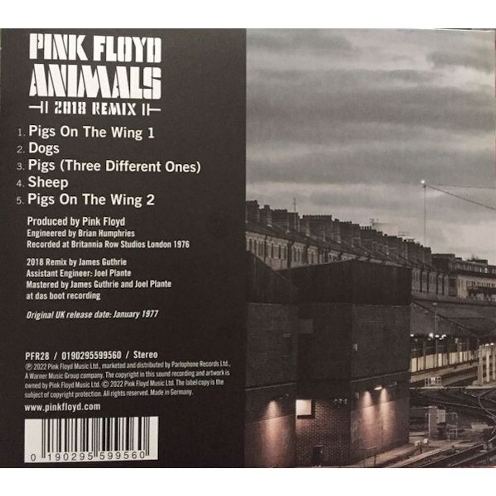 PINK FLOYD Animals (2018 Remix) (CD) 2022 Пинк Флойд. Товар уцененный