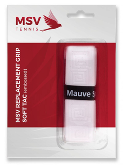 Теннисные намотки базовые MSV Soft Tac Embossed 1P - белый