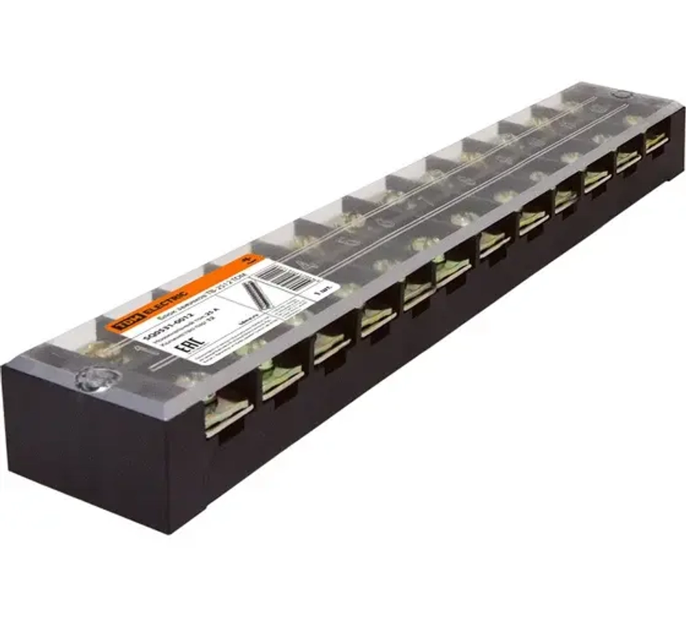Блок зажимов  ТВ-2512 25А, 12 пар  TDM SQ0531-0012