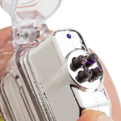 Фонарь светодиодный аккумуляторный с функцией импульсной зажигалки (3 режима работы, СОВ LED 300мАч, 50-150Лм, время раб. 90-120мин, время зар. 60мин) Forsage F-BF-524