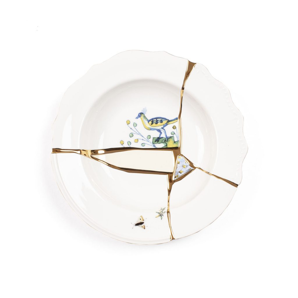 Глубокая тарелка Kintsugi