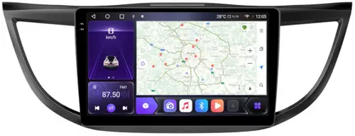 Магнитола для Honda CR-V 2012-2018 - Kuberg OL-1641 QLed+2K, Android 12, Быстрая, CarPlay, 4G SIM-слот