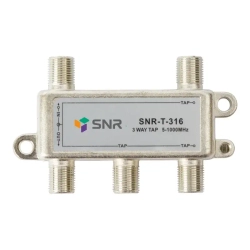 Ответвитель абонентский SNR-T-316 на 3 отвода, вносимое затухание IN-TAP 16dB.