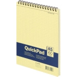 Блокнот Attache Selection Yellow Pad А5 60 листов жёлтый в клетку на спирали