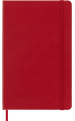 Блокнот Moleskine Classic (QP061R) Large 130х210мм 240стр. клетка твердая обложка красный