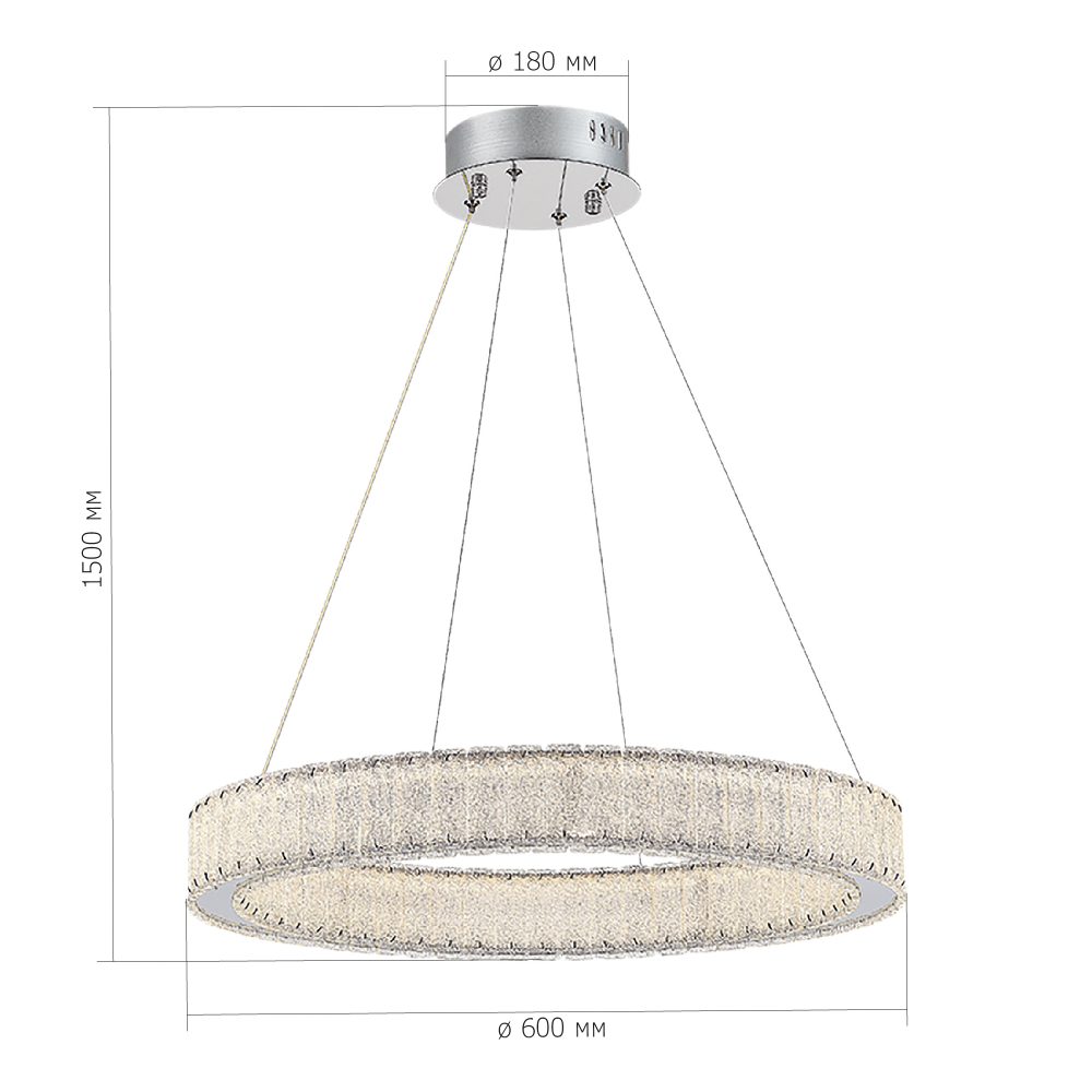 Светильник подвесной LATOZZO LED 30W 3000K