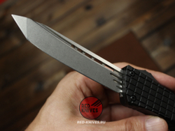 Нож Microtech Troodon Delta Frag T/E - клинок танто, стоунвош МТ12