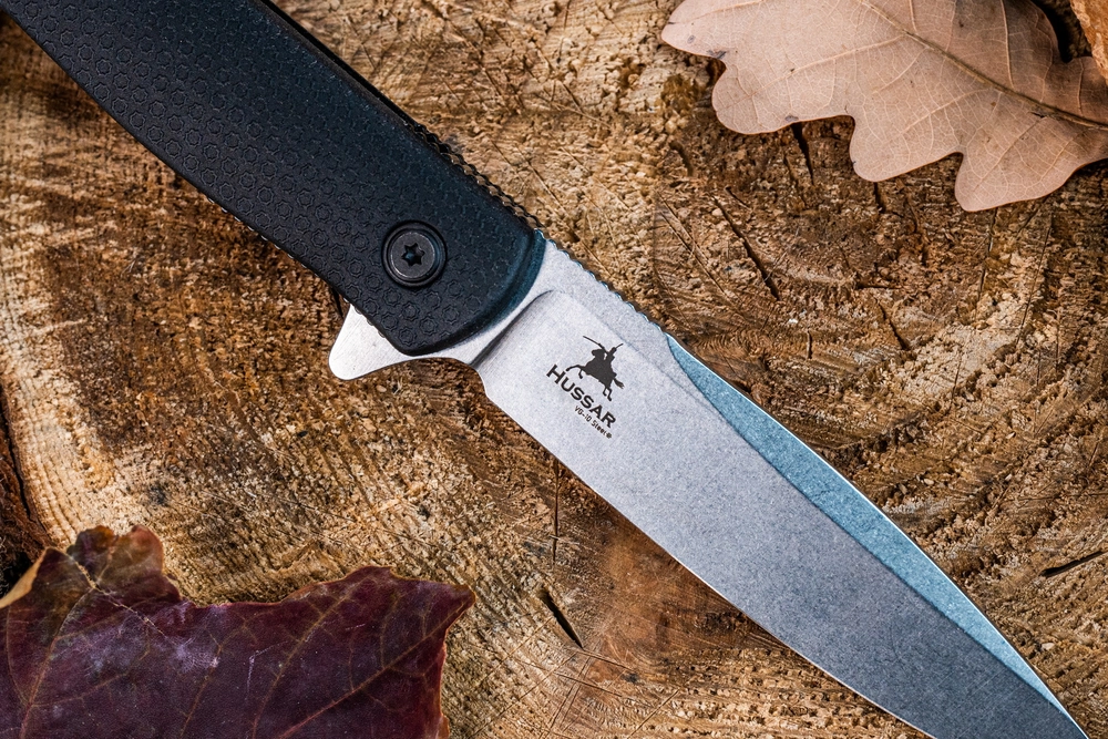 🏆Складной нож Hussar VG-10 (Cryo) StoneWash