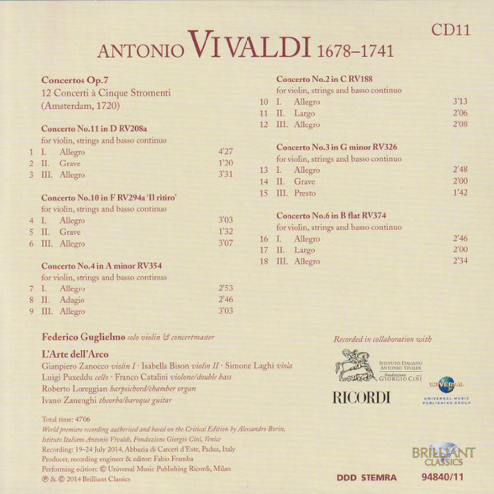 Antonio Vivaldi / Vivaldi Edition (66CD)