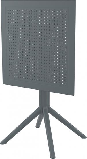 Стол пластиковый складной Sky Folding Table 60 темно-серый