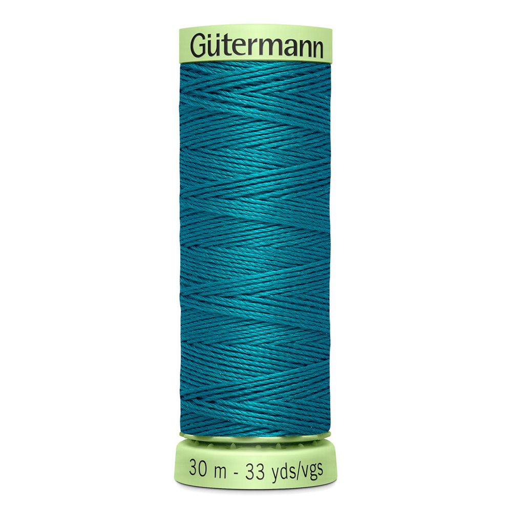 Нить Top Stitch 30/30 м для декоративной отстрочки, Gutermann, 189 зеленая бирюза
