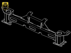Площадка под лебедку для TANK 500 BLACKASPID