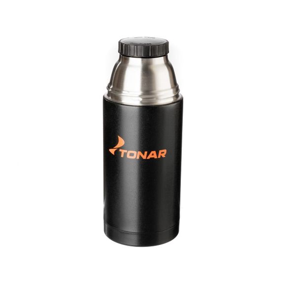 Термос TONAR 750ML HS.TM-024  черный (дополн.пласт.чашка) TONAR
