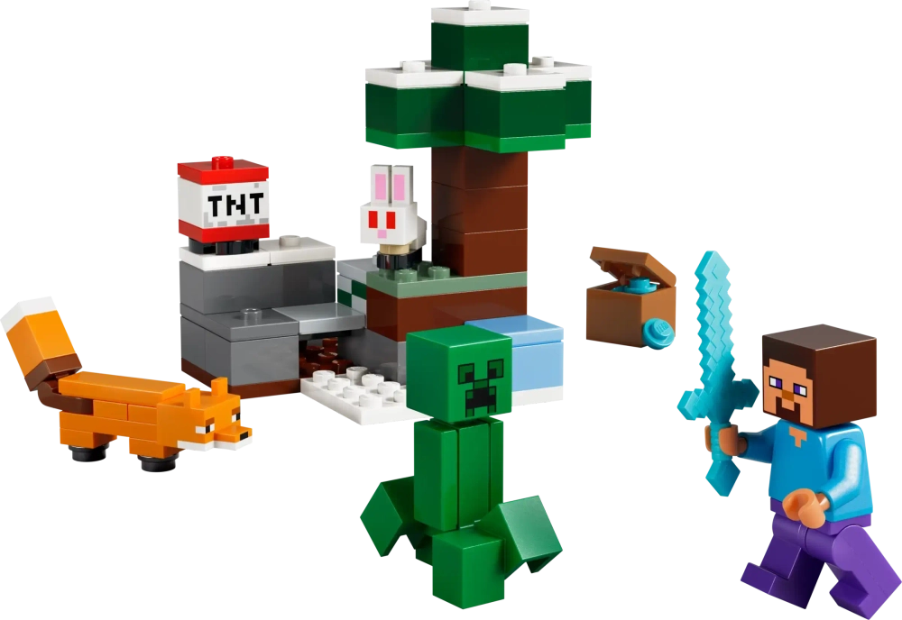 Конструктор LEGO Minecraft 21583 Steve's Taiga Adventure