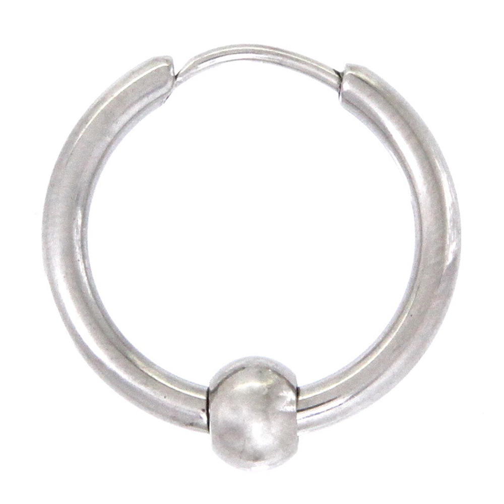 Серьга кольцо с шариком (2.5*16 мм)