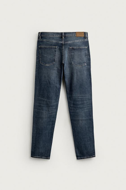 ZARA БАЗОВЫЕ ДЖИНСЫ SLIM FIT, СИНИЙ