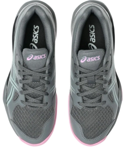 Детские теннисные кроссовки Asics Gel-Powerbreak GS - steel grey/ocean haze