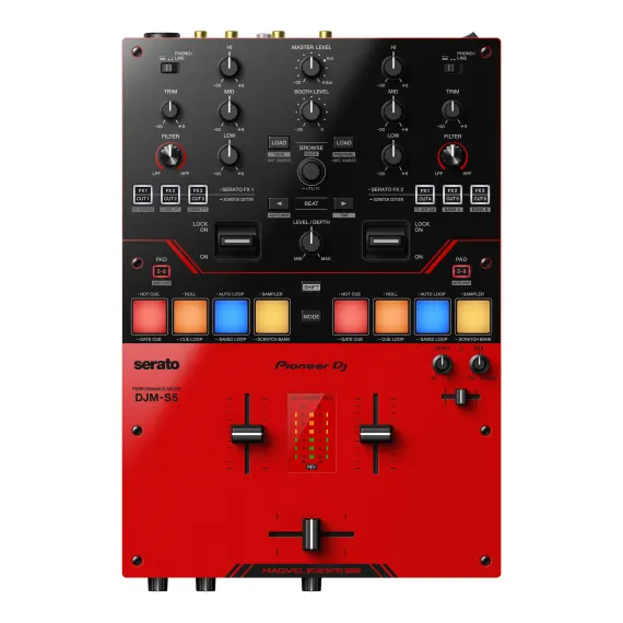 Pioneer DJM-S5 Black Red
