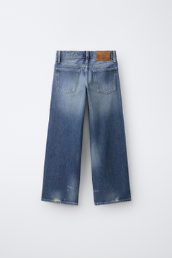 ZARA ДЖИНСЫ WIDE LEG, КОРОЛЕВСКИЙ СИНИЙ