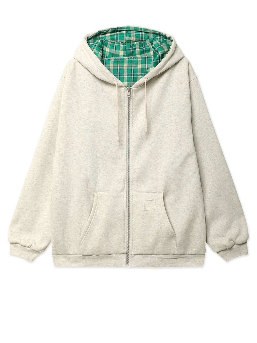 Толстовка С Капюшоном На Молнии Flannel Lined Zip Hoodie