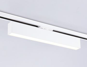 Трековый однофазный светодиодный светильник 24W 4200K 120° GL6772 WH белый Track System Ambrella