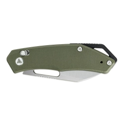 Нож складной SRM 261M-GP2 Cub Beadblast (140Cr Laminated, Green G10)