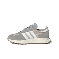alt="adidas Retropy E5 Solid Grey Q47101 серые ретро-кроссовки с амортизацией Boost вид сбоку на белом фоне"