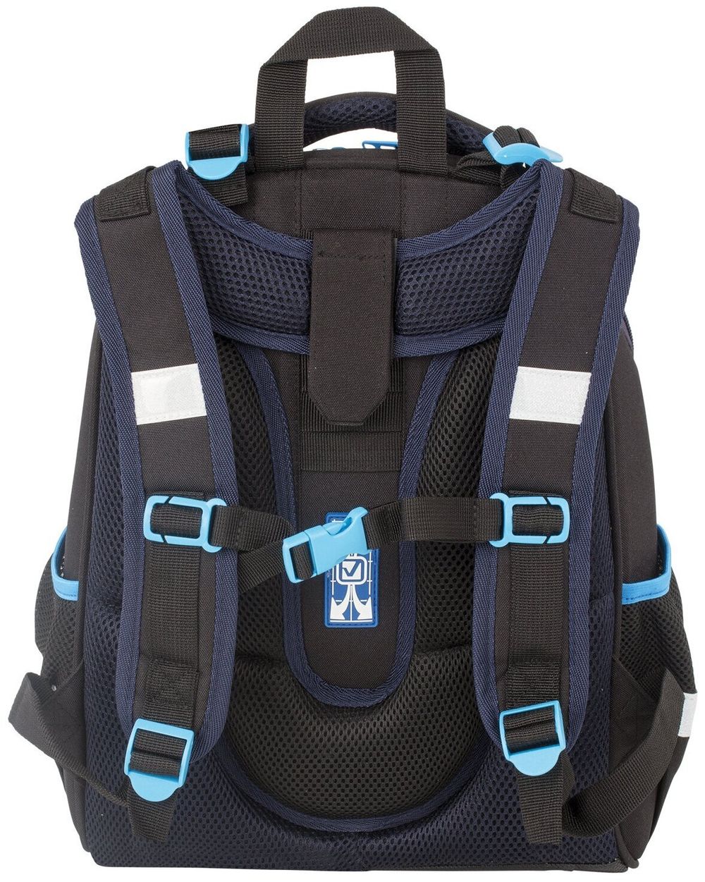 Ранец BRAUBERG PREMIUM, 2 отделения, с брелком, "Cyborg", 3D панель, 38х29х16 см, 229910