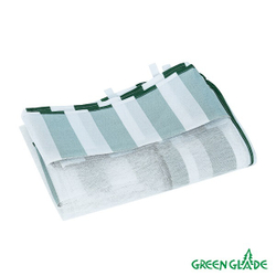 Стенка для садового тента Green Glade 1,95х2,95м полиэстер с москитной сеткой зеленая