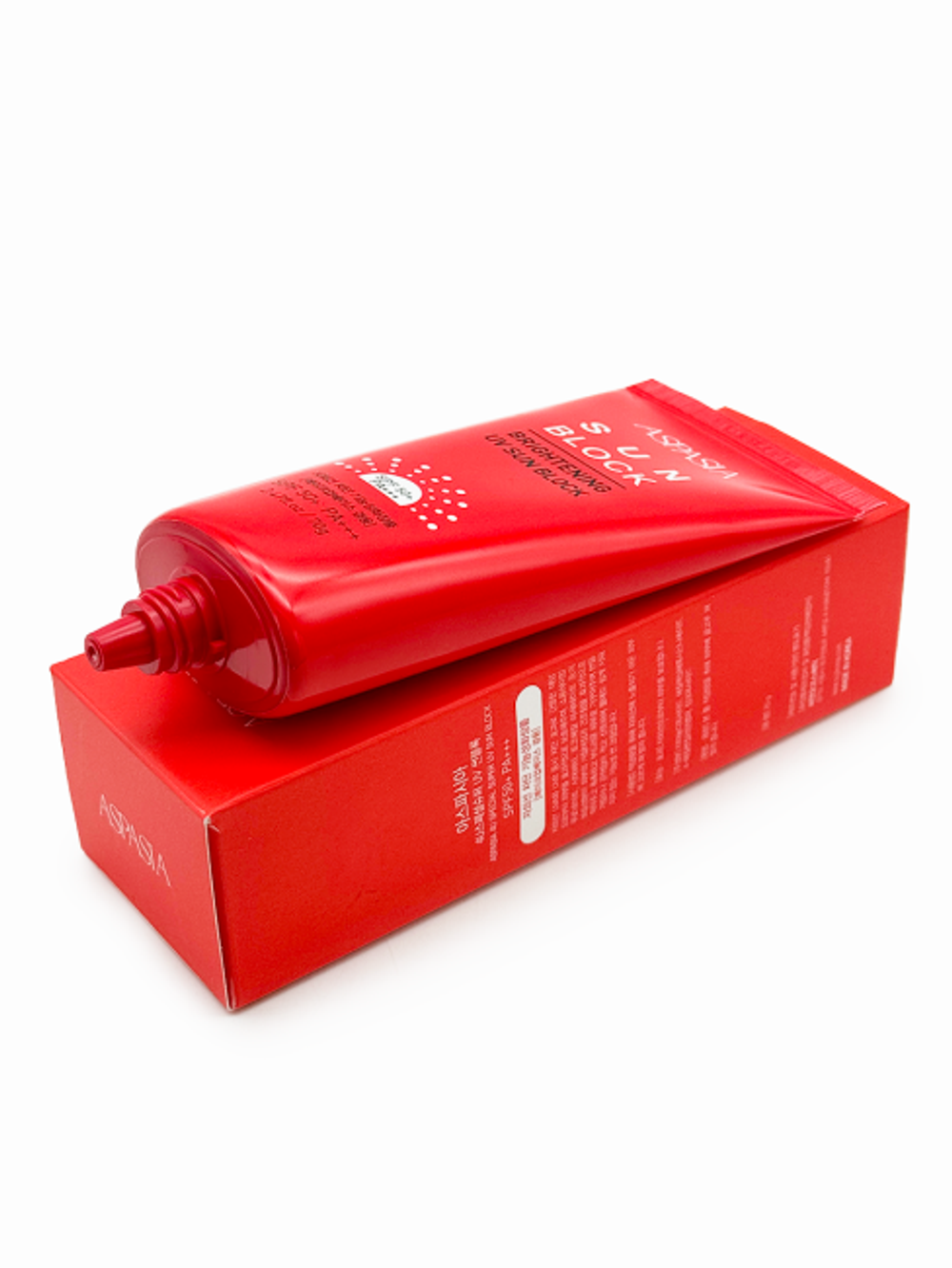 Aspasia Sun Block Brightening UV SPF 50+/Pa+++ Крем для лица солнцезащитный осветляющий, 70 гр
