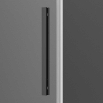 Душевой уголок Vincea Софт (Soft) VSR-3SO9015CLGM, 1500*900, вороненая сталь, стекло прозрачное