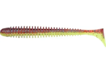 Приманка силиконовая Keitech Swing Impact 3.5" EA#15 Grape Chart Red FLK