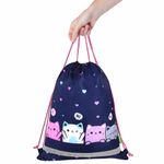 Мешок для обуви BRAUBERG KIDS, светоотражающая полоса, 46х36 см, "Anti-gravity", 273437
