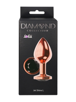 Анальная Пробка Diamond Jet Shine L Розовое Золото 4022-02lola