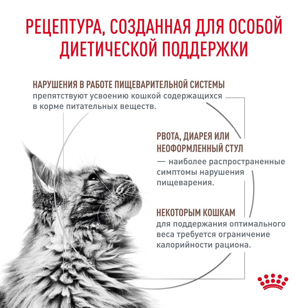 Royal Canin Gastrointestinal Moderate Calorie Гастроинтестинал Модерейт Кэлори Корм влажный диета для кошек склонных к набору веса соус 85г