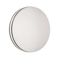 3056/DL COLOR SN 000 Светильник пластик/белый/черный LED 48Вт 3000-6500К D390 IP43 пульт ДУ/RGB/LampSmart LOBIO RGB