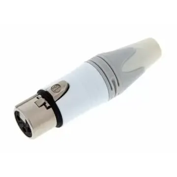 Neutrik NC3FXX-WT кабельный разъем XLR female белый крашеный корпус