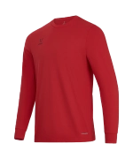 Футболка баскетбольная с длинным рукавом DIVISION PerFormDRY Pre-Match Longsleeve Jersey, красный