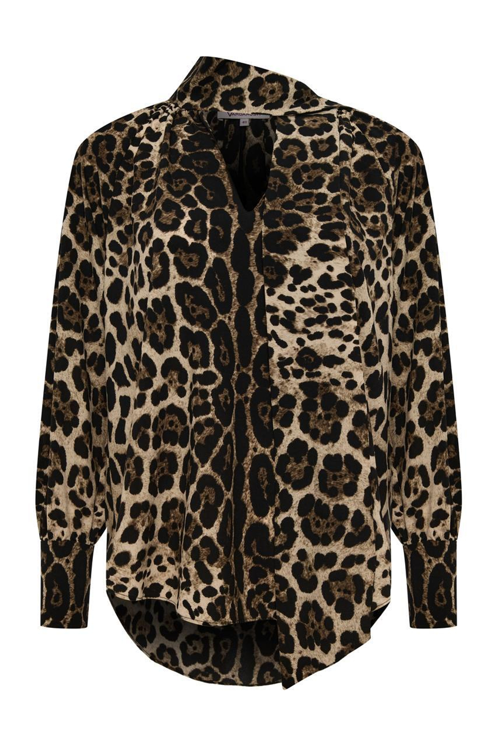 Блузка "Scarf" Leopard
