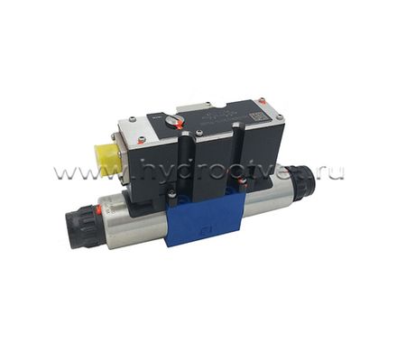 3DREPE6A-2X/25EG24K31/A1M - Пропорциональный редукционный клапан Ду 6 трехлинейный (пилот) со встроенным усилителем (OBE), A1 = ±10 В, давление регулировки до 25 бар, схема A