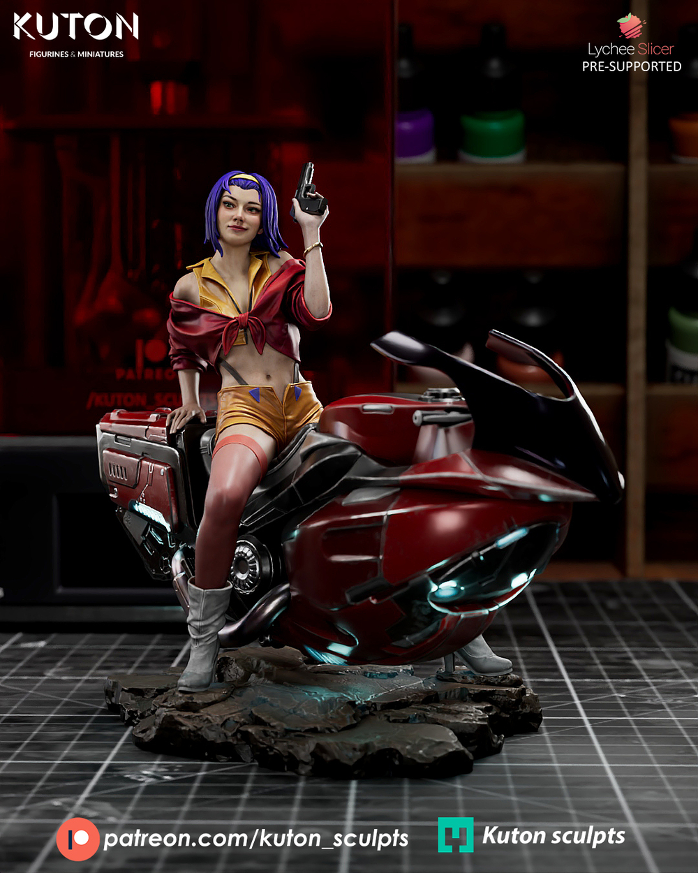 Фигурка Фэй Валентайн Ковбой Бибоп Faye Valentine Cowboy Bebop