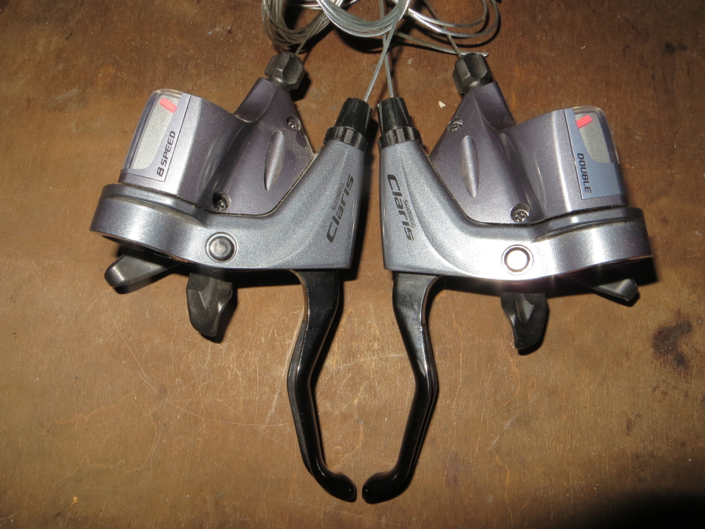 Шифтеры моноблоки shimano claris st-r240 2x8