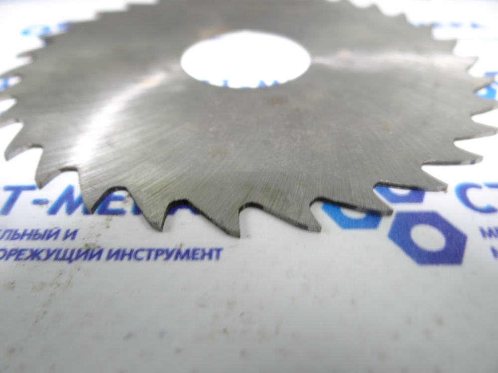 Фреза отрезная по металлу 100х1х27мм z=32 Р6АМ5 без фаски без ш/п